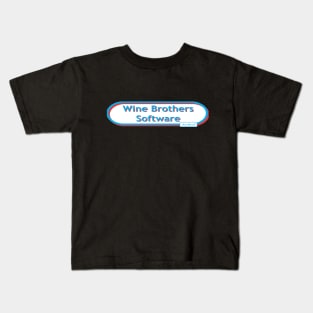 Wine Brothers Software and More Kids T-Shirt